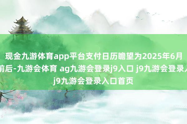 现金九游体育app平台支付日历瞻望为2025年6月30日或前后-九游会体育 ag九游会登录j9入口 j9九游会登录入口首页